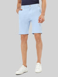 HB-7034  Across The Pond Men's inner Beauty Trim Solid Cotton Shorts