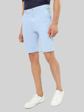 HB-7034  Across The Pond Men's inner Beauty Trim Solid Cotton Shorts