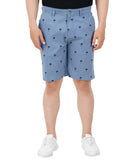 HB-7007N-PALM TREE Across The Pond Men's Palm Tree Printed Cotton Shorts