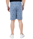 HB-7007N-PALM TREE Across The Pond Men's Palm Tree Printed Cotton Shorts