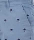 HB-7007N-PALM TREE Across The Pond Men's Palm Tree Printed Cotton Shorts