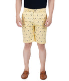 HB-7007G-PINEAPPLE  Across The Pond Men's Pineapple Printed Cotton Shorts