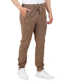 ATP-5018 Across The Pond Men's Skinny Fit Twill Stretch Cargo Jogger Pant