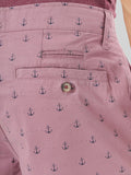 HB-7007C-Anchor  Across The Pond Men's Anchor Printed Cotton Shorts