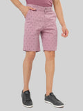 HB-7007C-Anchor  Across The Pond Men's Anchor Printed Cotton Shorts