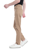 ATP-5016 Across The Pond Men's  Coloured Solid 5 Pocket Stretch Pants