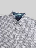 ATP-2130222 MENS S/S PRINTED SHIRT 100% COTTON PEACHED POPLIN