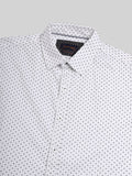 GO-L2118222 MENS L/S PRINTED SHIRT WITH CONTRAST FABRIC (CRISPY)