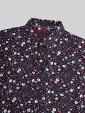 ATP- Black/blue/red floral shirt