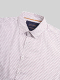 GO-L2131222 MENS L/S PRINTED SHIRT WITH CONTRAST FABRIC (CRISPY)