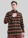 LONG SLEEVE BRUSHED FLANNEL SHIRT