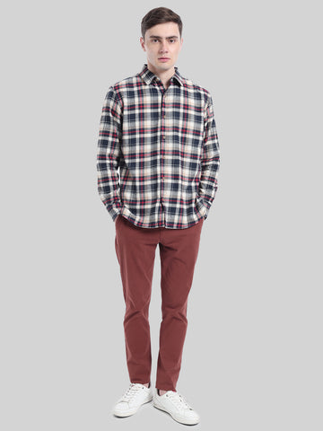 LONG SLEEVE BRUSHED FLANNEL SHIRT