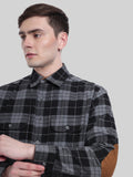 LONG SLEEVE FLANNEL JACKET SHIRT