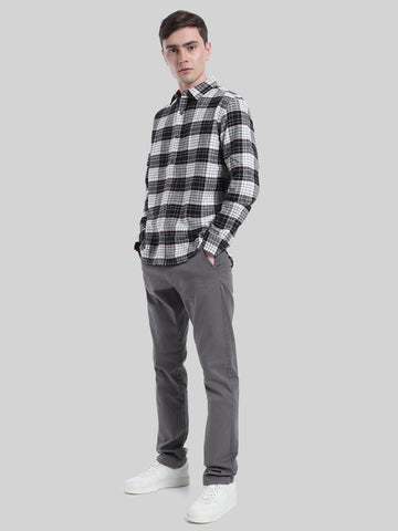 LONG SLEEVE BRUSHED FLANNEL SHIRT