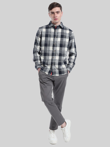 LONG SLEEVE BRUSHED FLANNEL SHIRT