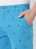 HB-7007M-Hook  Across The Pond Men's Hook Printed Cotton Shorts