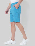 HB-7007M-Hook  Across The Pond Men's Hook Printed Cotton Shorts