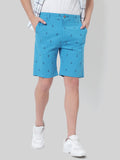 HB-7007M-Hook  Across The Pond Men's Hook Printed Cotton Shorts