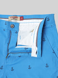 HB-7007M-Hook  Across The Pond Men's Hook Printed Cotton Shorts