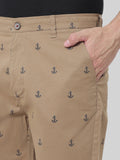 HB-7007M-Hook  Across The Pond Men's Hook Printed Cotton Shorts