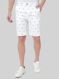 HB-7007G-PINEAPPLE  Across The Pond Men's Pineapple Printed Cotton Shorts