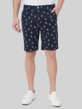 HB-7046 Across The Pond Men's 4th OF JULY printed cotton shorts