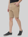 HB-7034  Across The Pond Men's inner Beauty Trim Solid Cotton Shorts