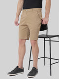 HB-7034  Across The Pond Men's inner Beauty Trim Solid Cotton Shorts