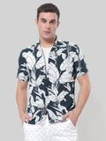 ATP-2405122 MENS S/S PRINTED RAYON CAMP SHIRT 100% RAYON