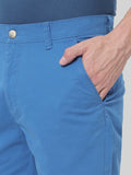 HB-7034  Across The Pond Men's inner Beauty Trim Solid Cotton Shorts