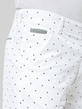 HB-7028 Across The Pond Men's Polka Dot Printed Cotton Shorts