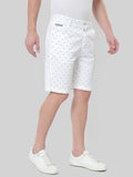 HB-7028 Across The Pond Men's Polka Dot Printed Cotton Shorts