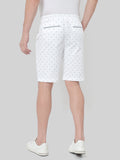 HB-7028 Across The Pond Men's Polka Dot Printed Cotton Shorts