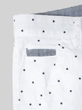 HB-7028 Across The Pond Men's Polka Dot Printed Cotton Shorts