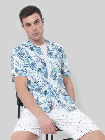 ATP-2411122 MENS S/S PRINTED RAYON CAMP SHIRT 100% RAYON